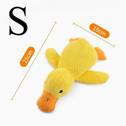 Duck dog toy plush