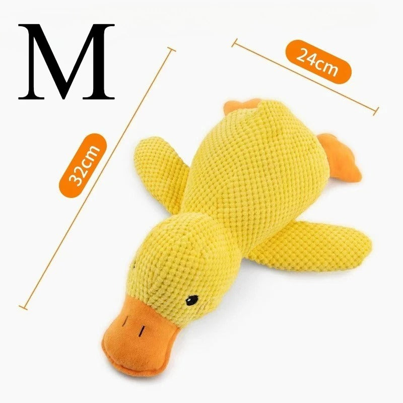 Duck dog toy plush