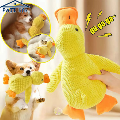 Duck dog toy plush