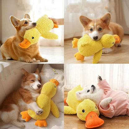 Duck dog toy plush