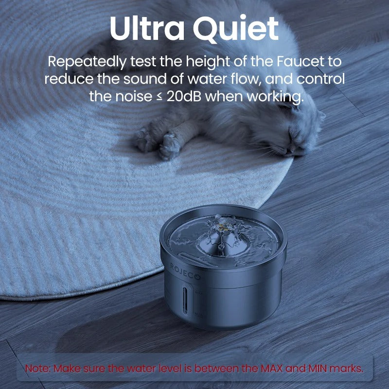 ÉlevéPaws Stainless Steel Pet Water Fountain – 4L Fresh Flow Hydration Bowl