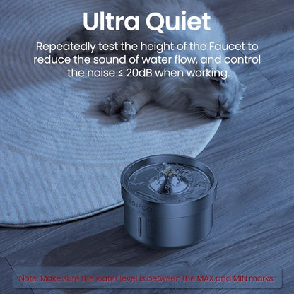 ÉlevéPaws Stainless Steel Pet Water Fountain – 4L Fresh Flow Hydration Bowl