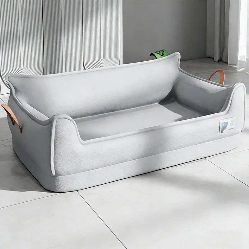 Orthopedic Leather Dog Bed Sofa