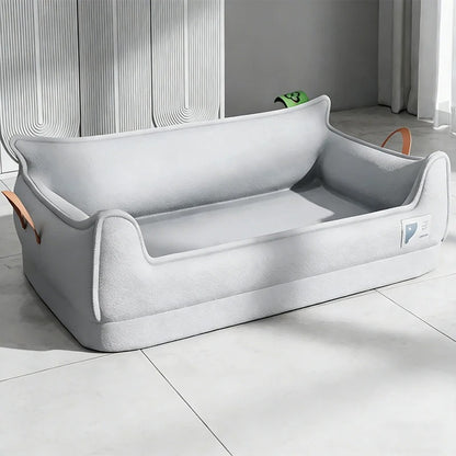 Orthopedic Leather Dog Bed Sofa